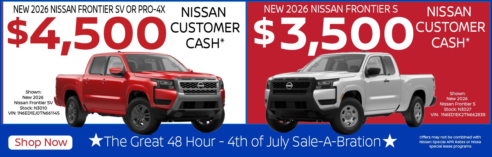 2026 NISSAN FRONTIER BANNER